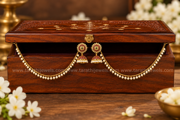 Earring Chain With Jumka ECJ29