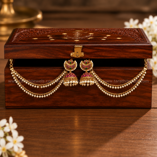 Earring Chain With Jumka ECJ30