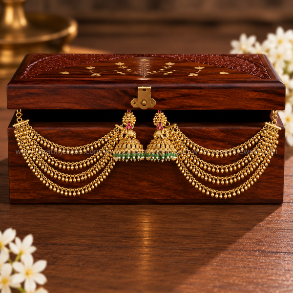 Earring Chain With Jumka ECJ31