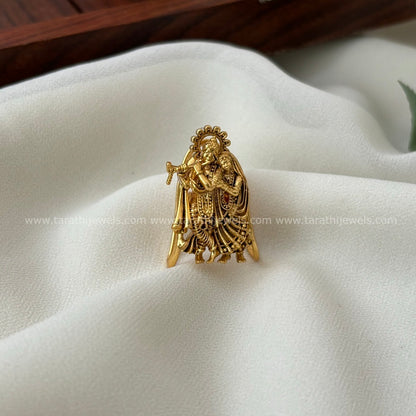 Radha and Krishna Finger Ring FR03