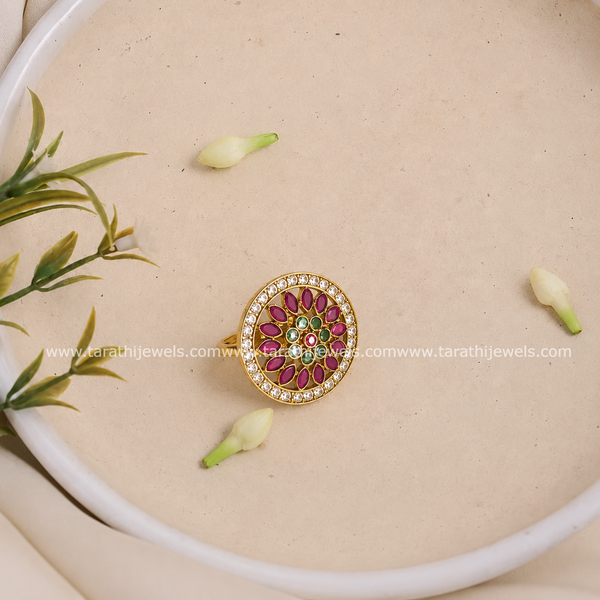 Flower Design Finger Ring FR06