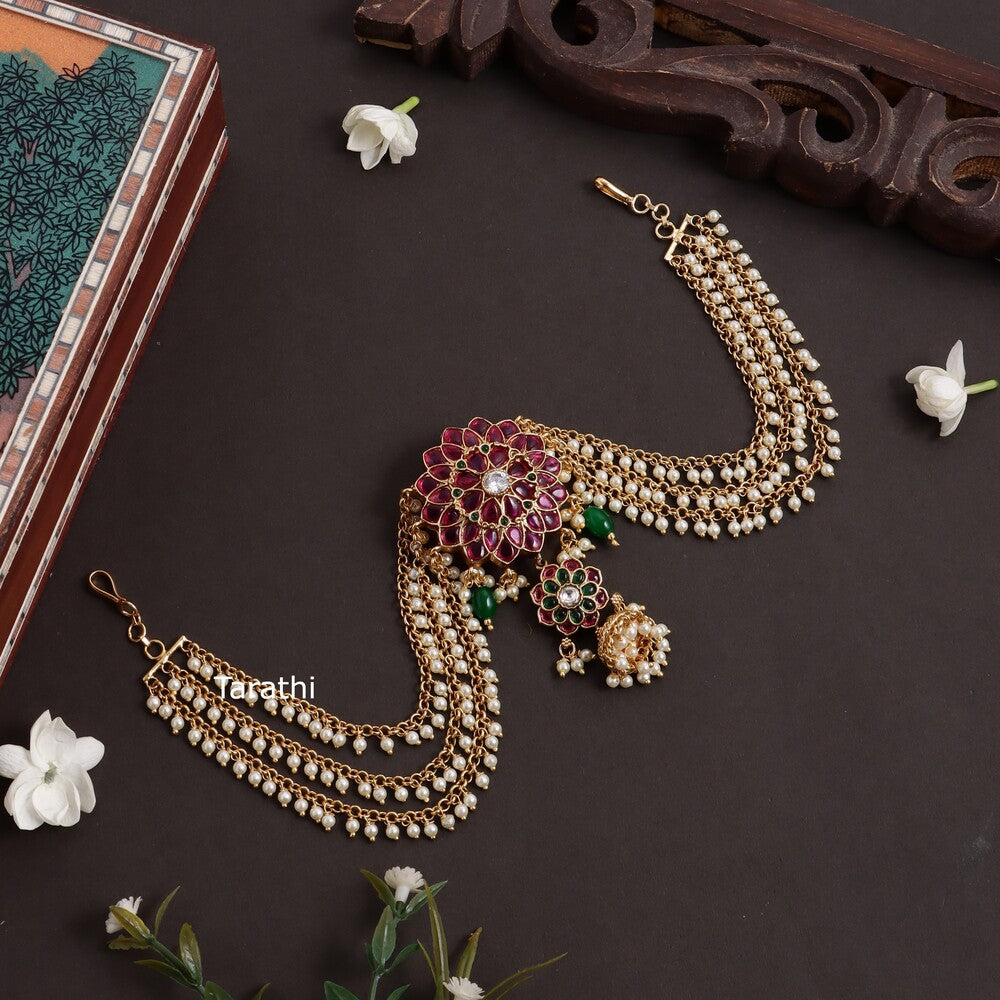 Premium Quality Flower Design Jada Billa With Maatal H10