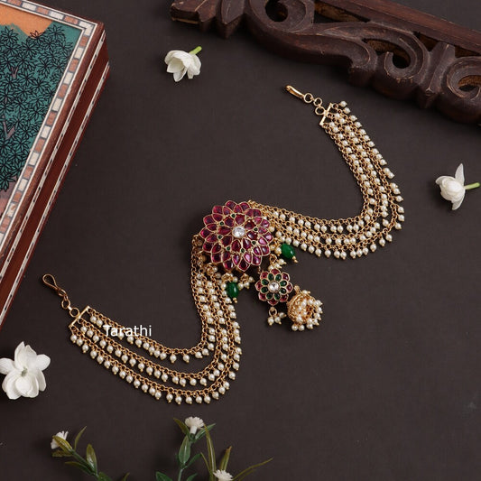 Premium Quality Flower Design Jada Billa With Maatal H10