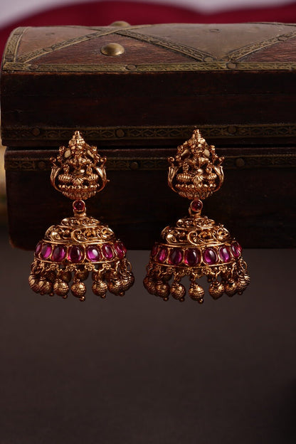 Lakshmi Pendant Traditional Long Haaram HA192