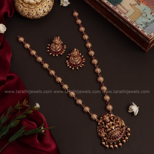 Lakshmi Pendant Traditional Long Haaram HA192