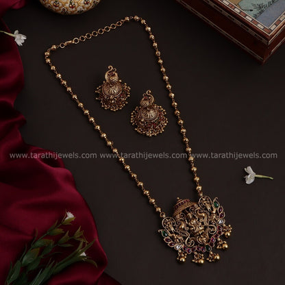 Lakshmi Pendant Long Chain HA206