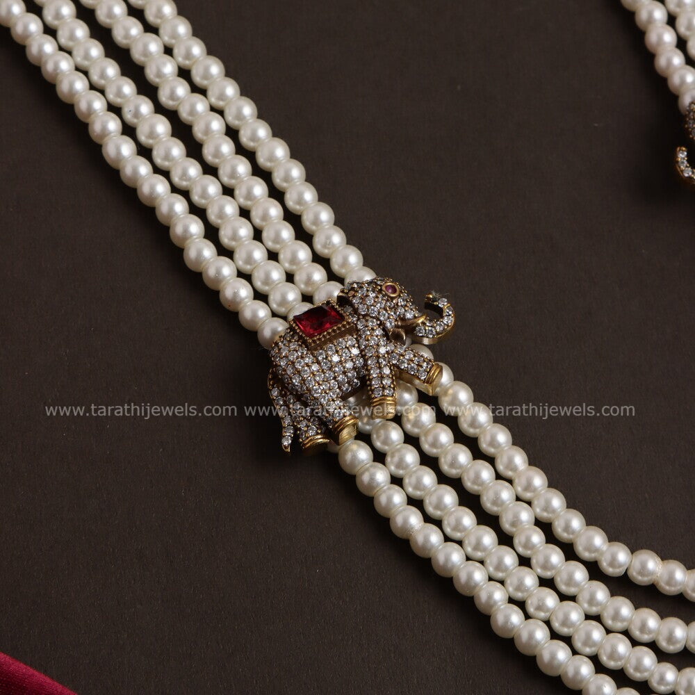 Varsha2 Pearl Long Haaram HA224