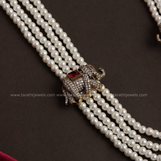 Varsha2 Pearl Long Haaram HA224