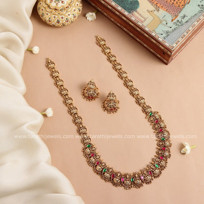 Gold look alike Lakshmi Bridal Haaram HA252