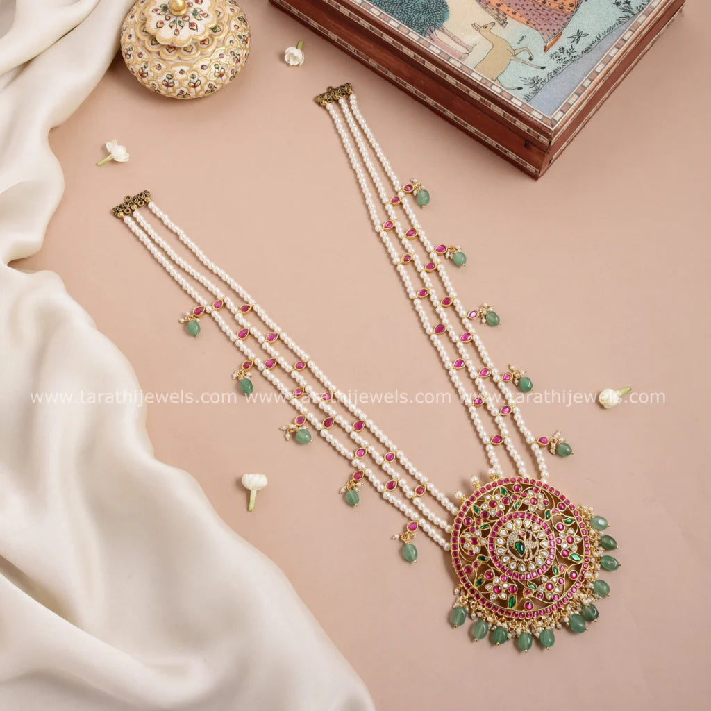Tarathi Jadau Kundan Long Haaram HA304