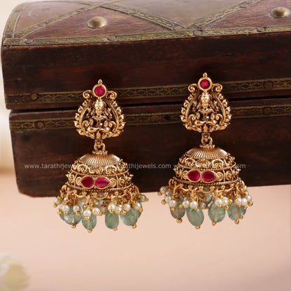 Praneetha2 Antique Lakshmi Long Haaram HA317