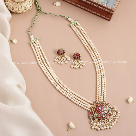 Tarathi Jadau Kundan Long Haaram HA331