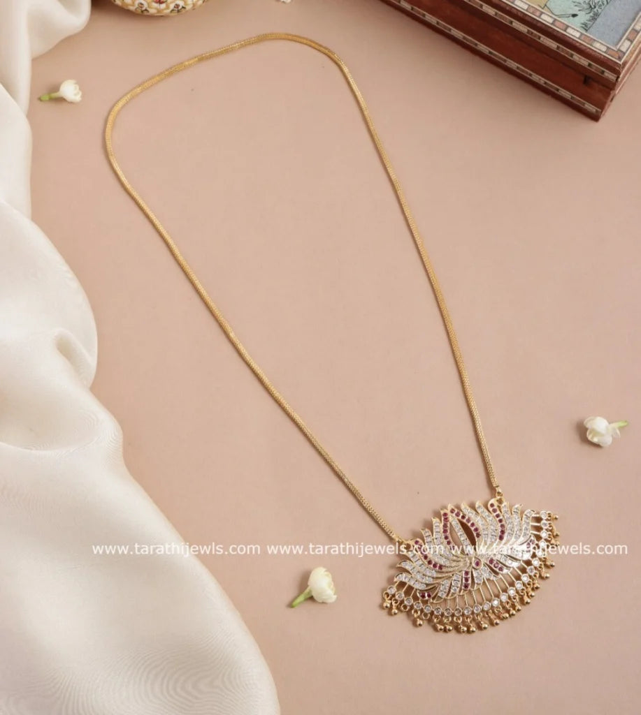 Traditional Long Lotus Chain  HA332