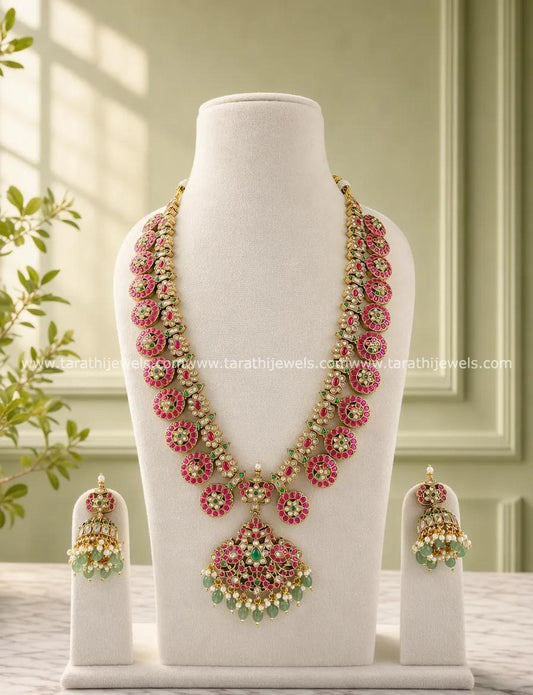 Tarathi Jadau Kundan Long Haaram HA336