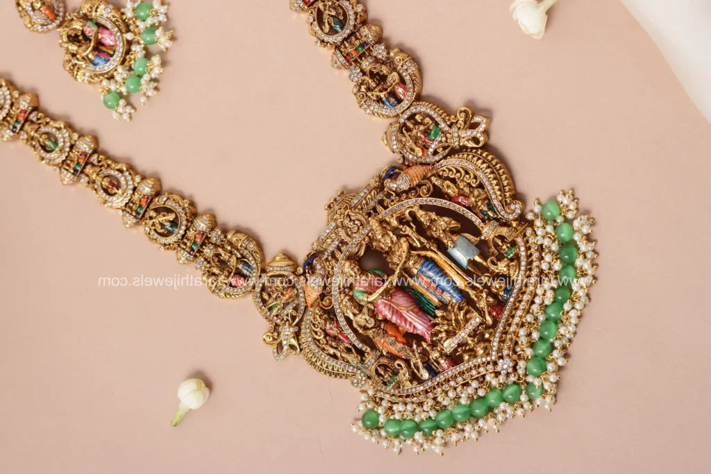 Srinivasa kalyana Haaram(Hand Painted) HA359