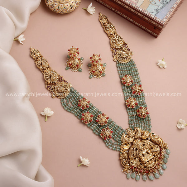 Tarathi Coral Long Haaram HA413