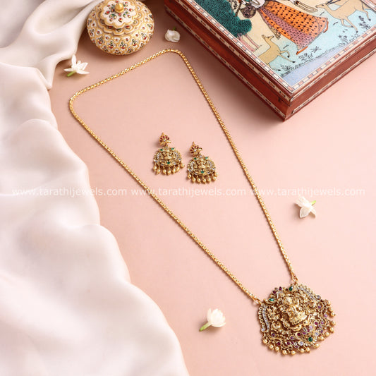 Lakshmi Pendent Long Chain HA426