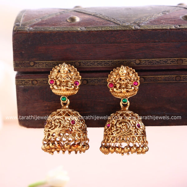 Tarathi Lakshmi Pendant Matte Neckpiece HA428