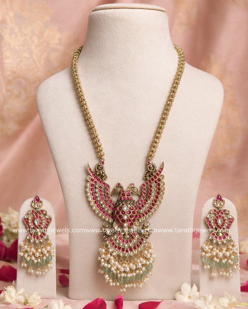 Garuda Pendent Jadau NeckChain HA435