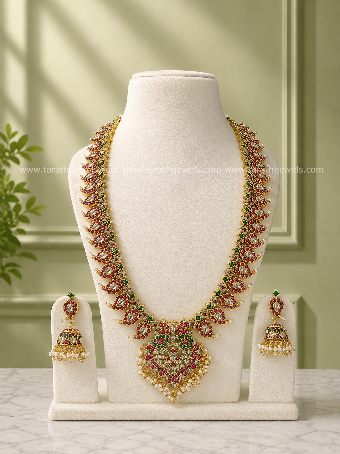 Tarathi Jadau Kundan Haaram HA459