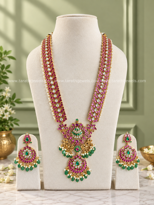 Tarathi Jadau Kundan Haaram HA460