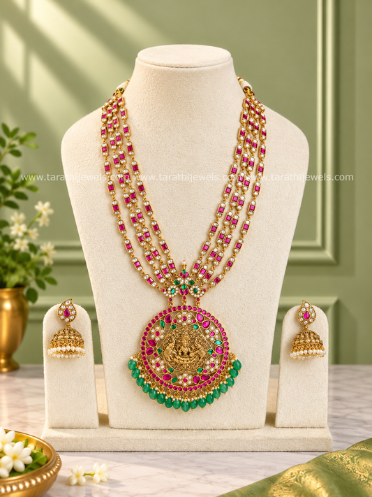 Tarathi Jadau Kundan Haaram HA479