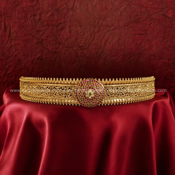 Gold Look alike Bridal Hip Belt HB66