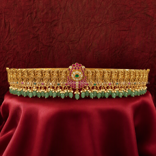 Premium Quality Kundan Hip Belt HB67