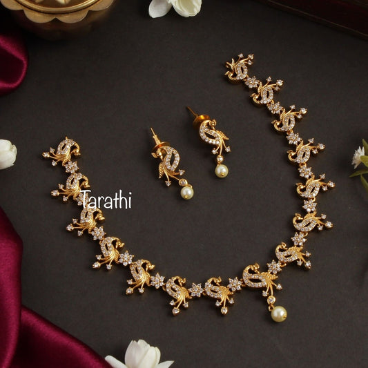 Amazing AD Peacock Necklace N305