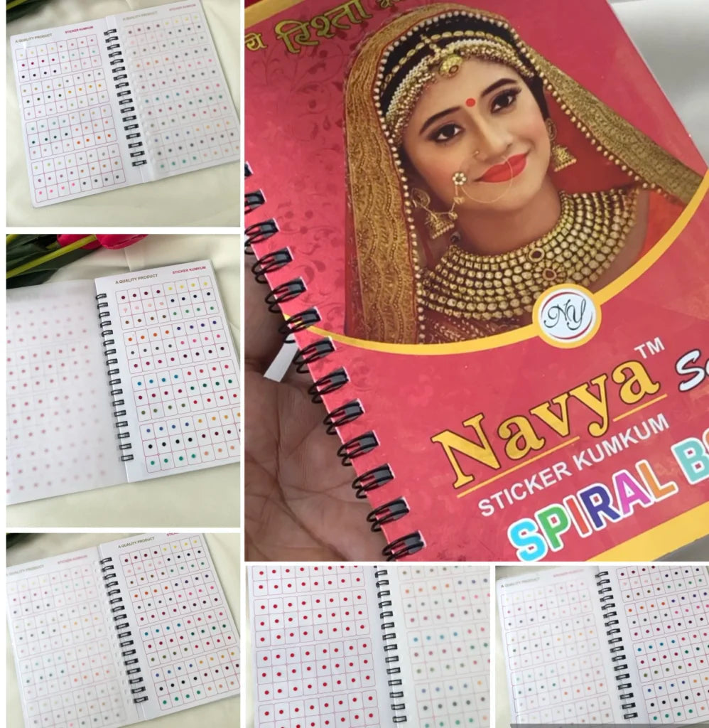 Navya Multi color Bindi Book Size11 BB17