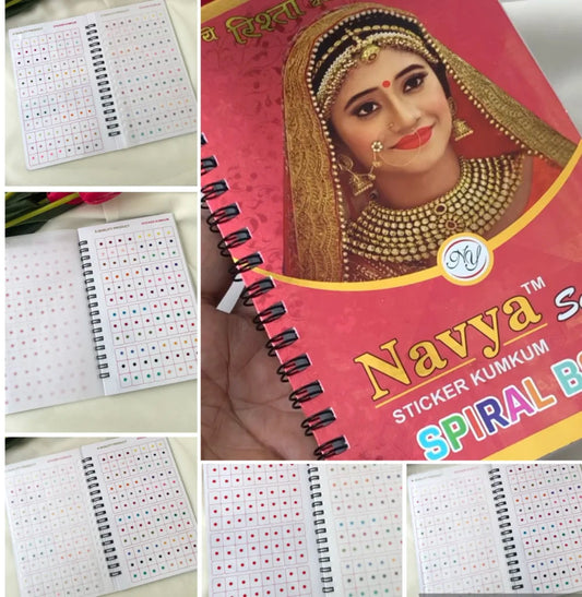 Navya Multi color Bindi Book Size11 BB17