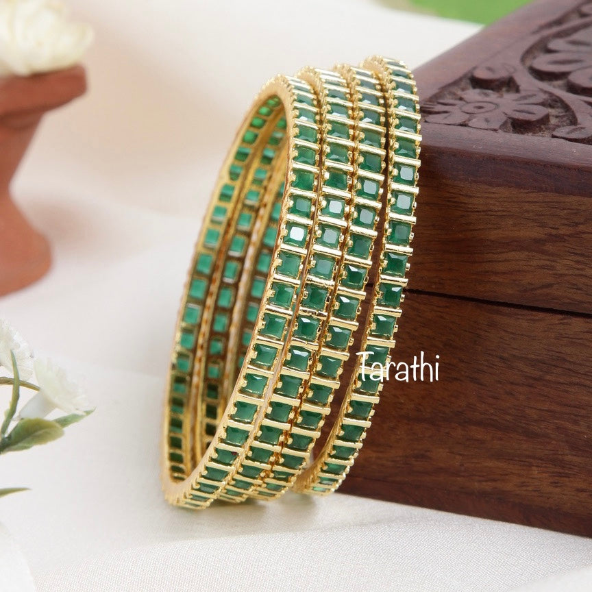 Gold finish Ad Bangles BA44