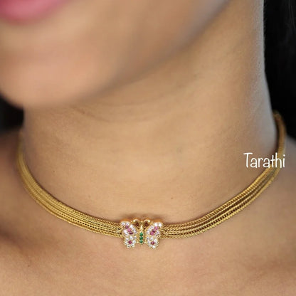 Antique simple and Cute Butterfly Design Choker ch167