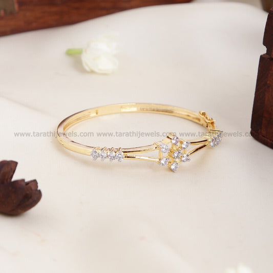 Gold Look alike Openable Kada Bangle BA96