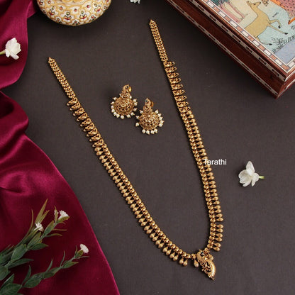 Amazing Gold Look Alike Peacock Haaram HA165