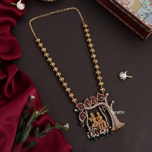 Radha and Krishna Long haaram HA181