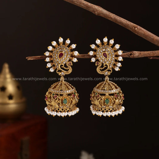 Ad Stone Peacock Jumka EA503