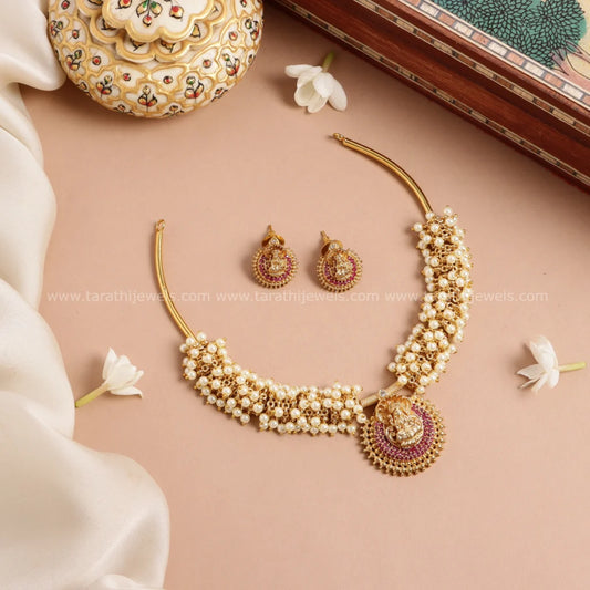 Beautiful Lakshmi Pearls Choker CH333