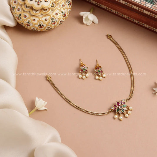 Beautiful Lotus Choker CH335