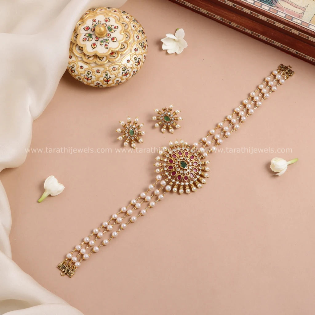 Kothai Pearl Choker CH336