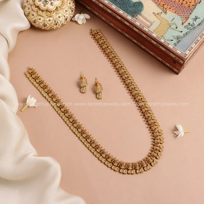 Amazing Lakshmi With Coin Haaram HA285