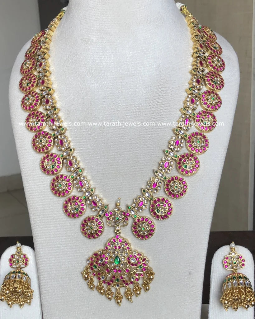 Tarathi Jadau Kundan Long Haaram HA336