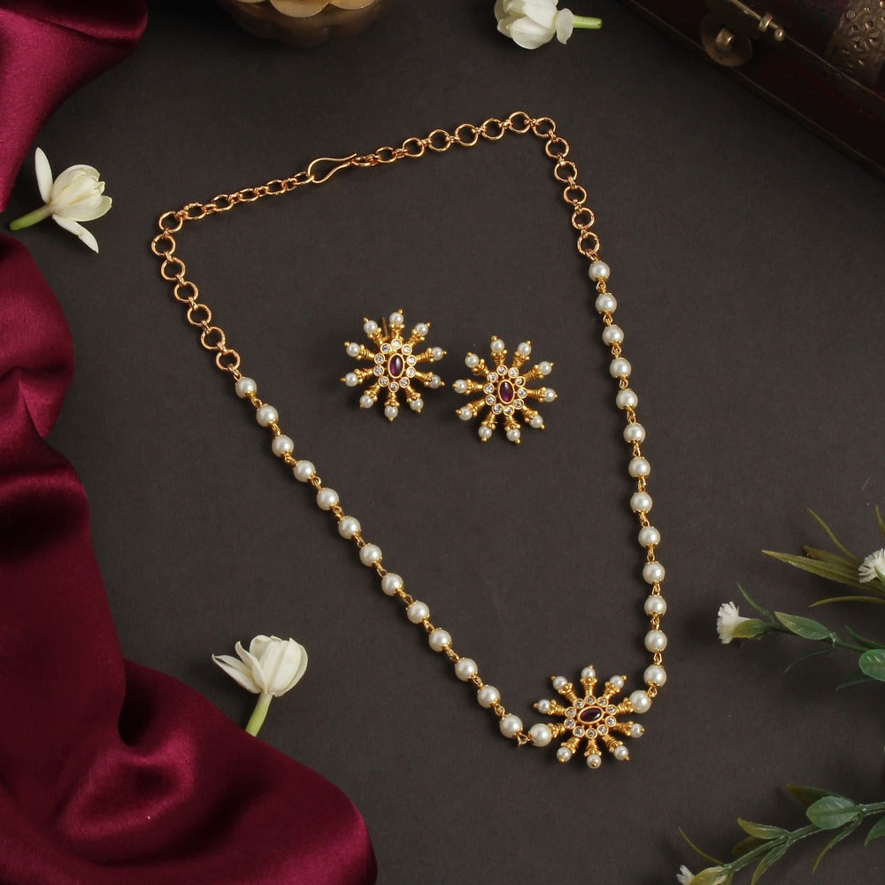 Beautiful simple Pearl Choker CH49
