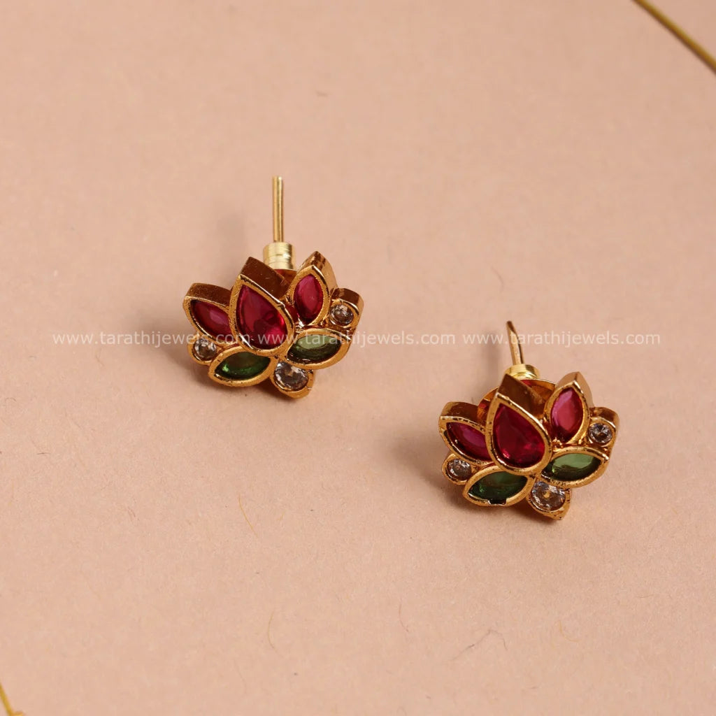 Simple Lotus Necklace N686