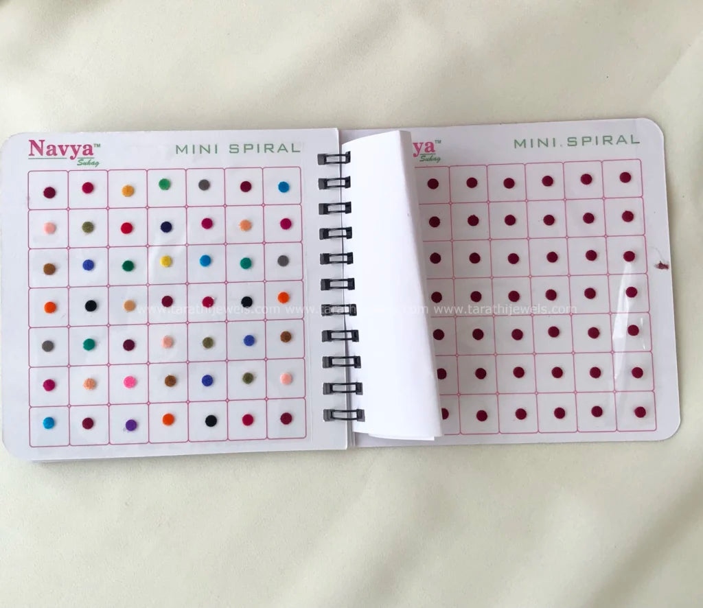 Navya Multi color Plain Bindi Book Size8 BB14