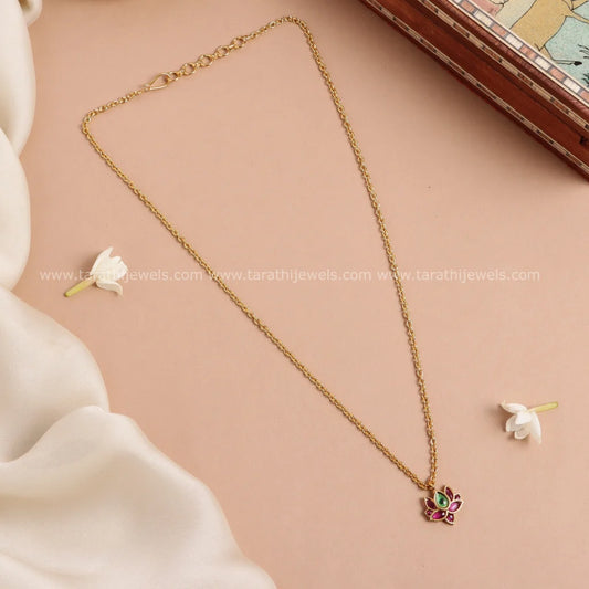 Simple Flower Necklace N684