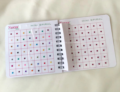 Navya Multi color Plain Bindi Book Size 10 BB16