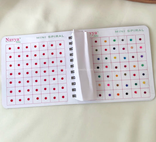 Navya Multi color Bindi Book Size9 BB15