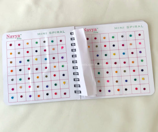 Navya Multi color Bindi Book Size9 BB15
