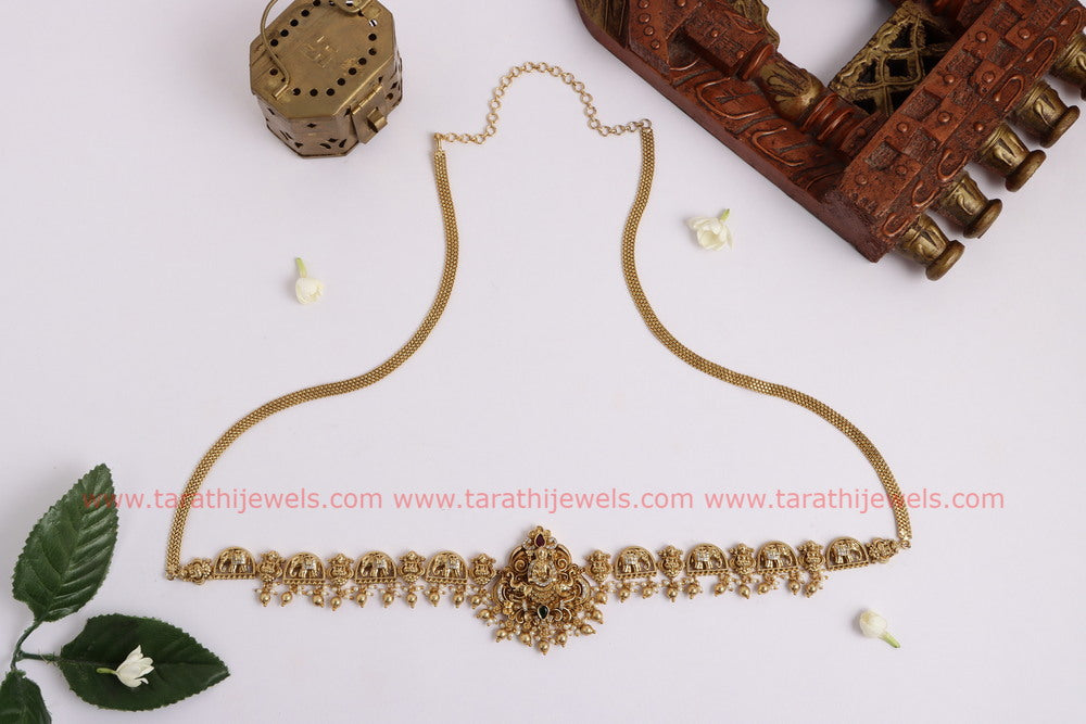 Lakshmi With Elephant Design Hipchain HB26